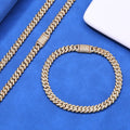6mm Single - row Fully Paved Cuban Chain Zircon Necklace Accessory For Men - Crafted Canvaas