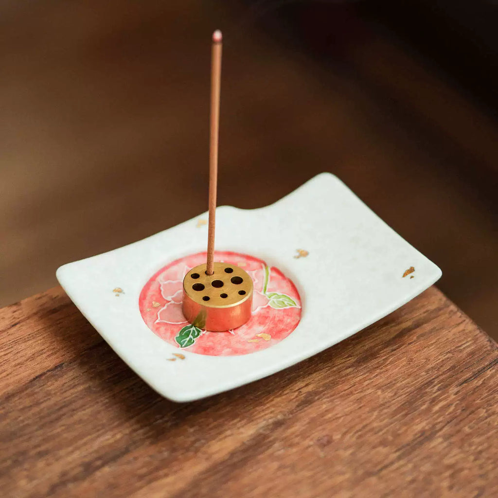 GOSEUNG Lotus Serenity Porcelain Incense Holder-1