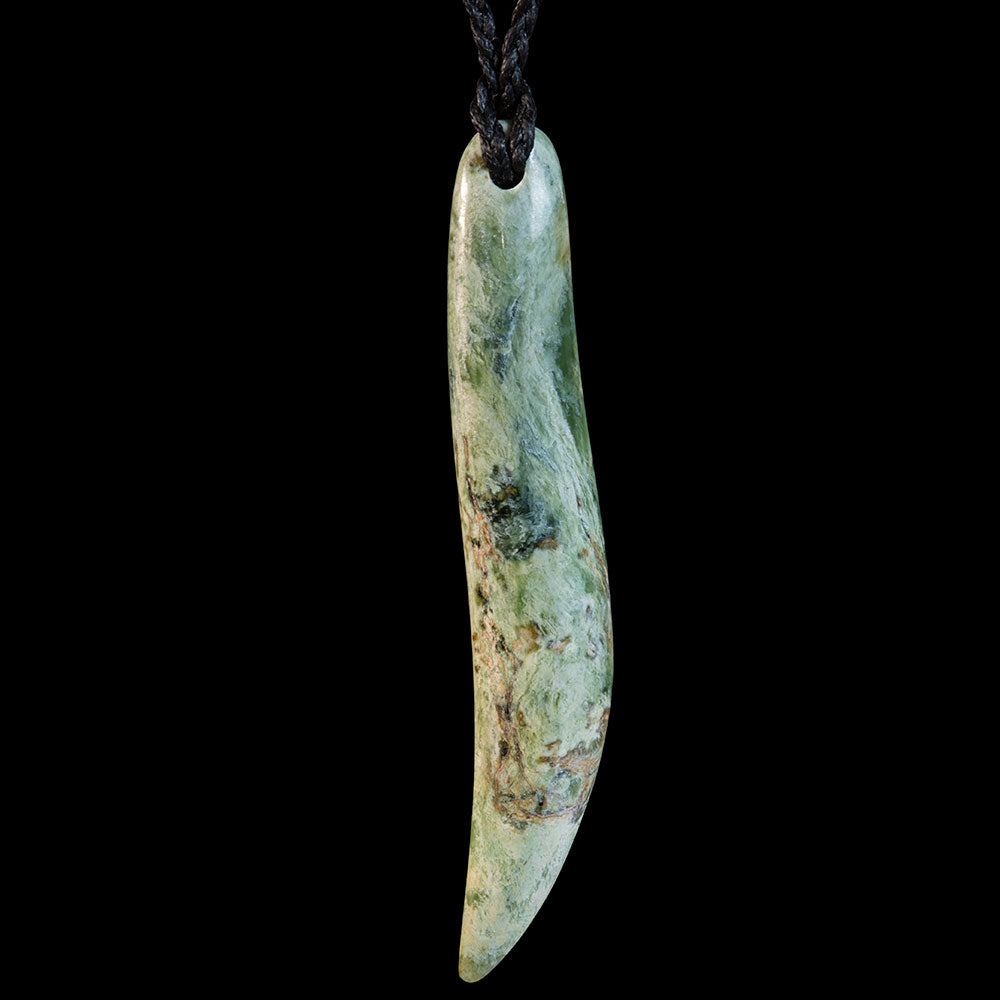 Large Flower Jade Drop by Alex Sands-1