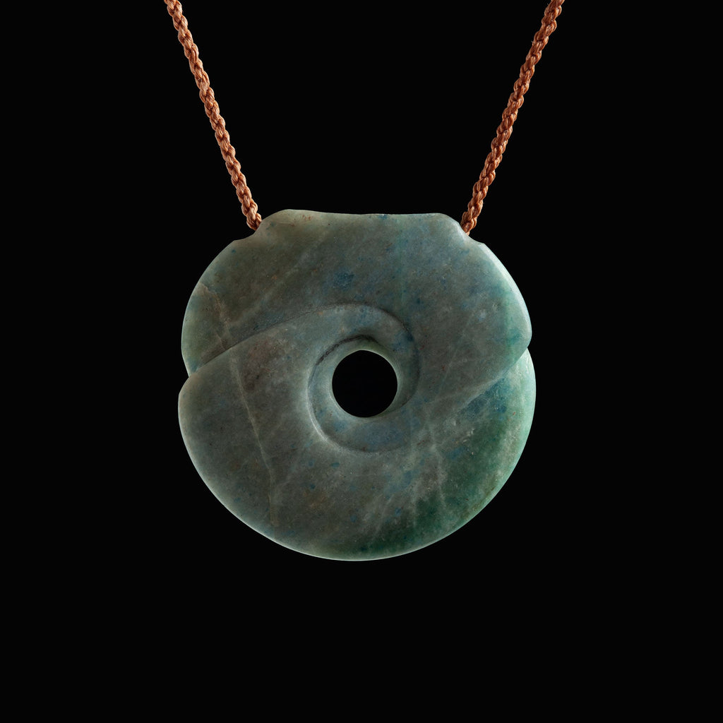 Aotea Koru Disc Pendant-0