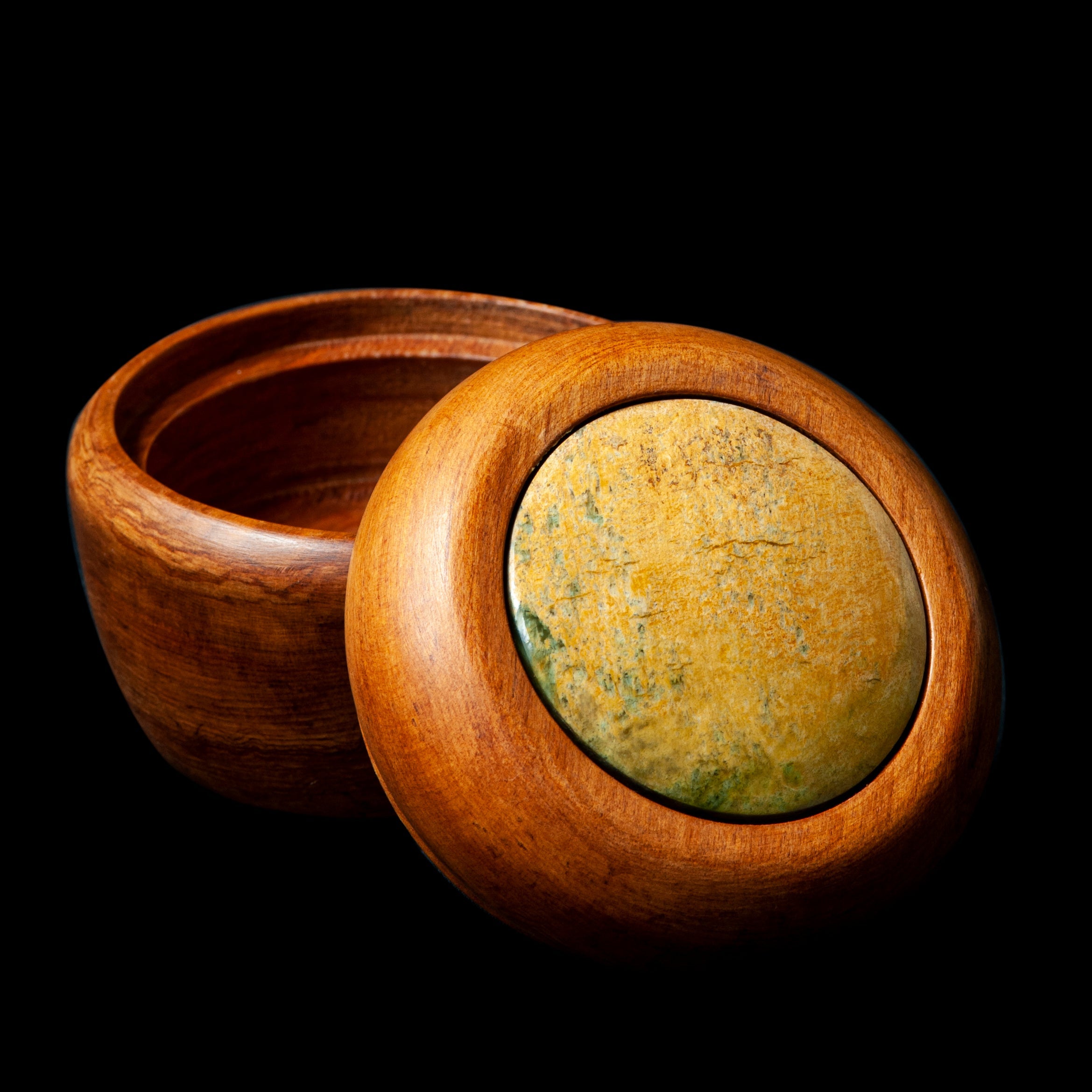 Wooden and Pounamu box by Alex Sands-1