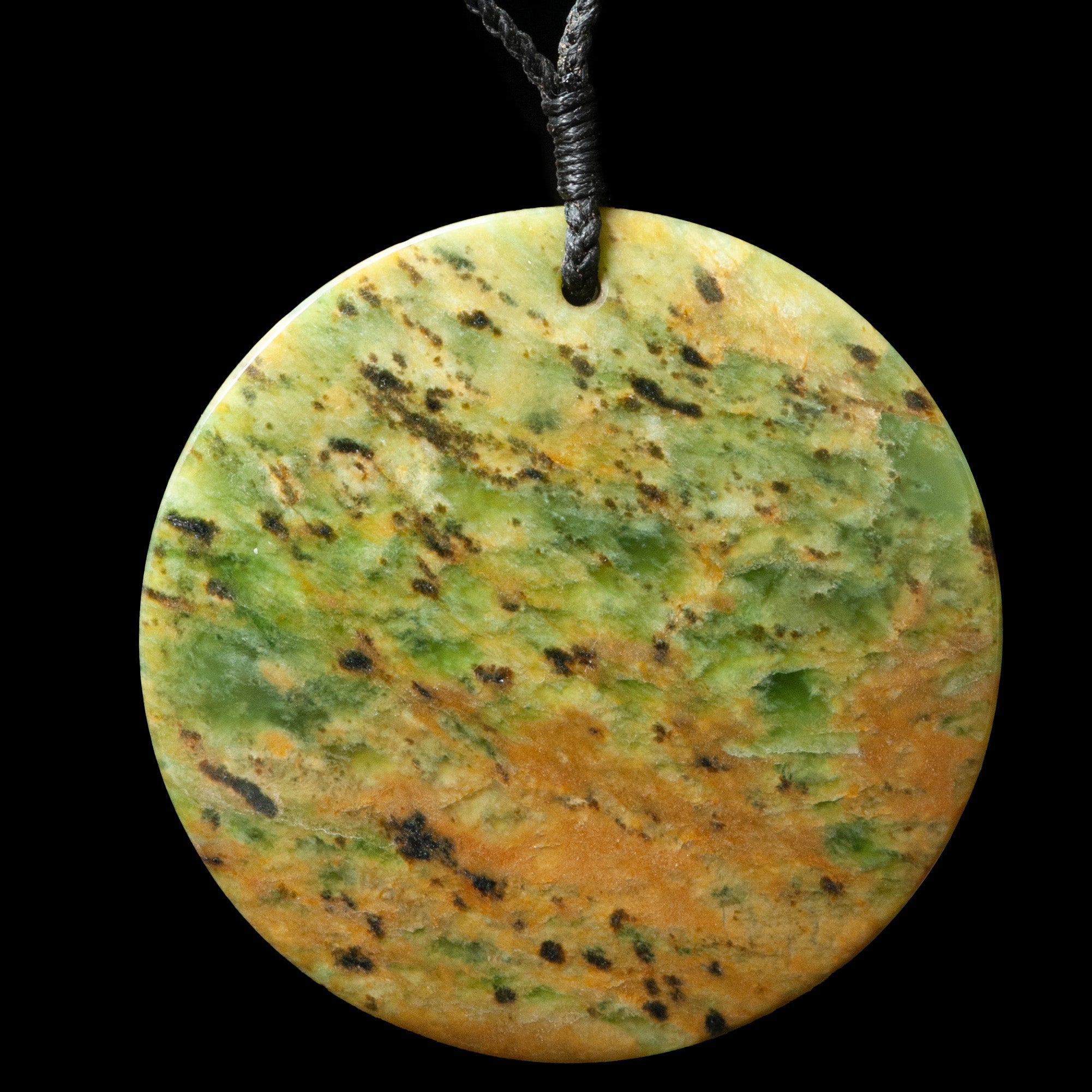 Pounamu Disc by Alex Sands-0
