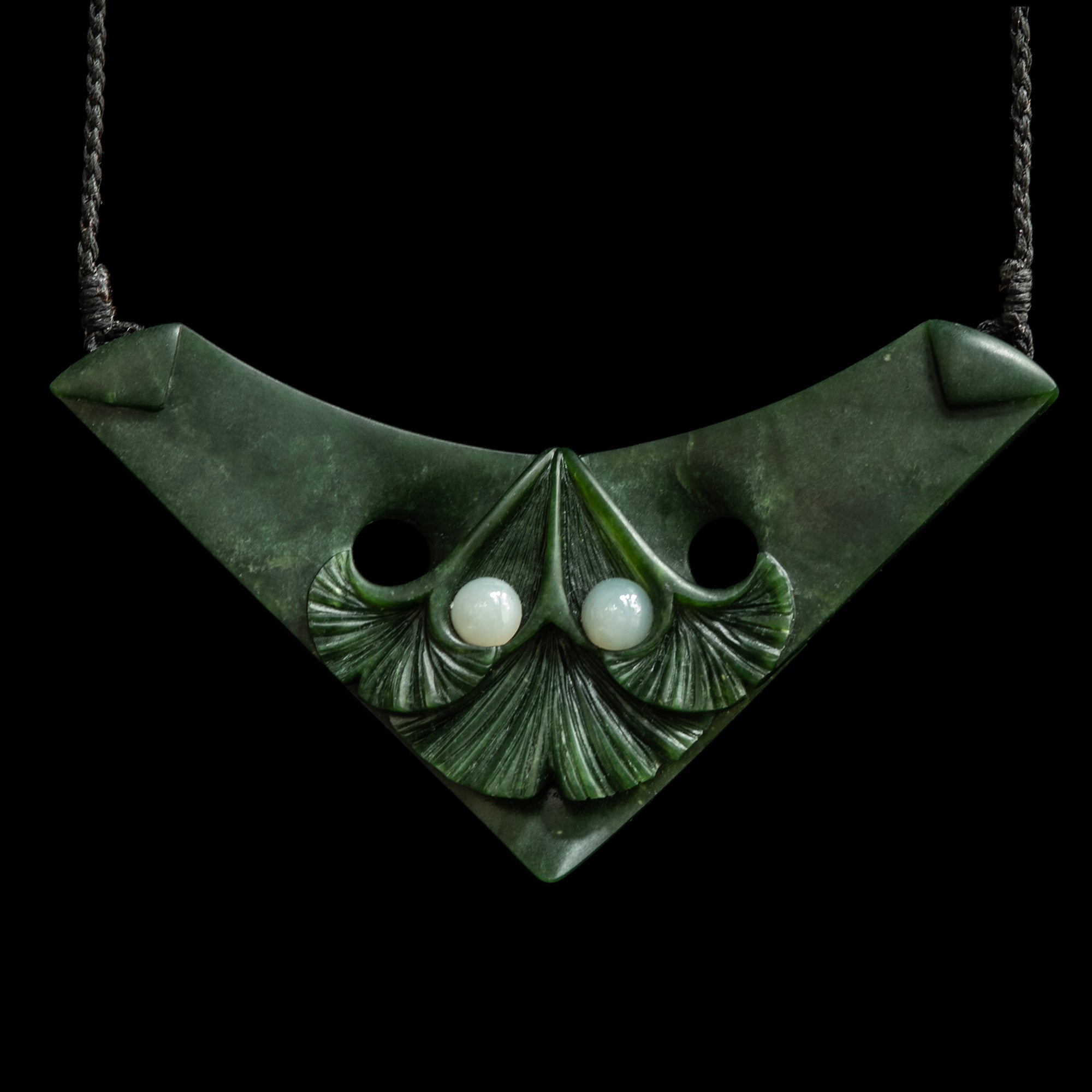 Kawakawa Jade Breast Plate, hand-crafted by Madelyne Gourdin-0