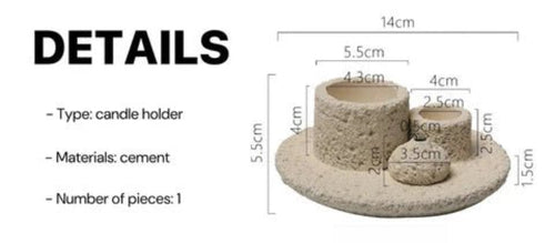 Nordic All-in-One Candle, Sage, Incense & Palo Santo Holder ÃÂÃÂ¢ÃÂÃÂÃÂÃÂ Rustic Minimalist Burner-4