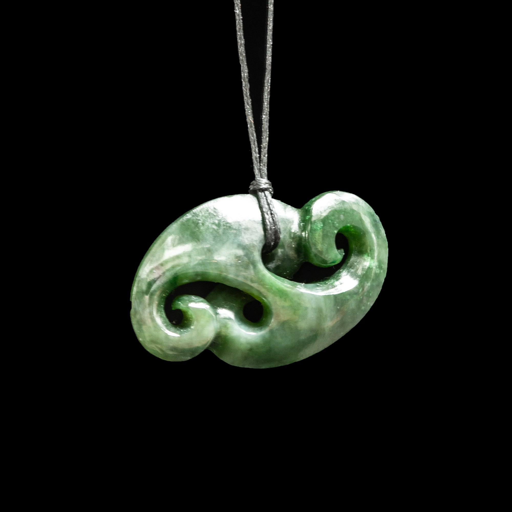 Jade Double Koru Pendant-0