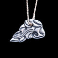Silver brass pendant by Nick and Mady-0