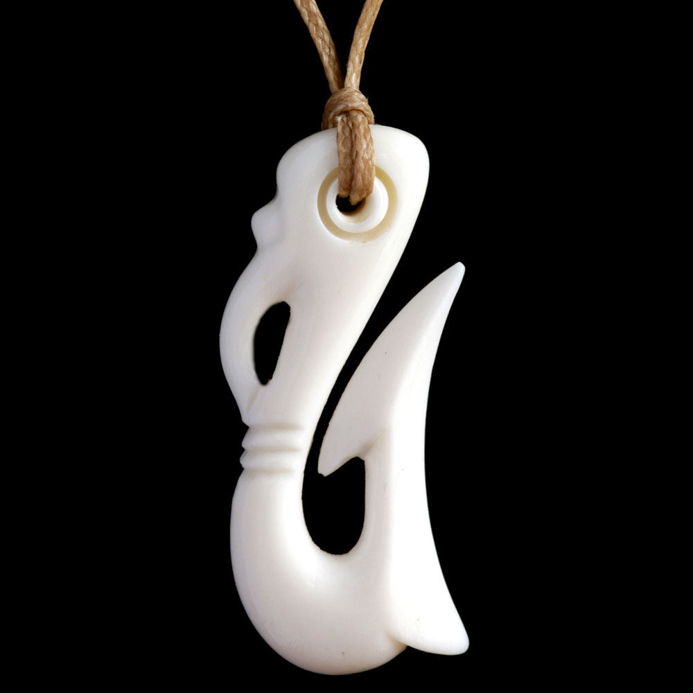 Stevie Ray Matau (2 Sizes) hand crafted bone pendant-1