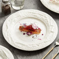 Creative Textured Ceramic Plate with Stone-Edge Design ÃÂÃÂ¢ÃÂÃÂÃÂÃÂ Available in 3 Sizes-0