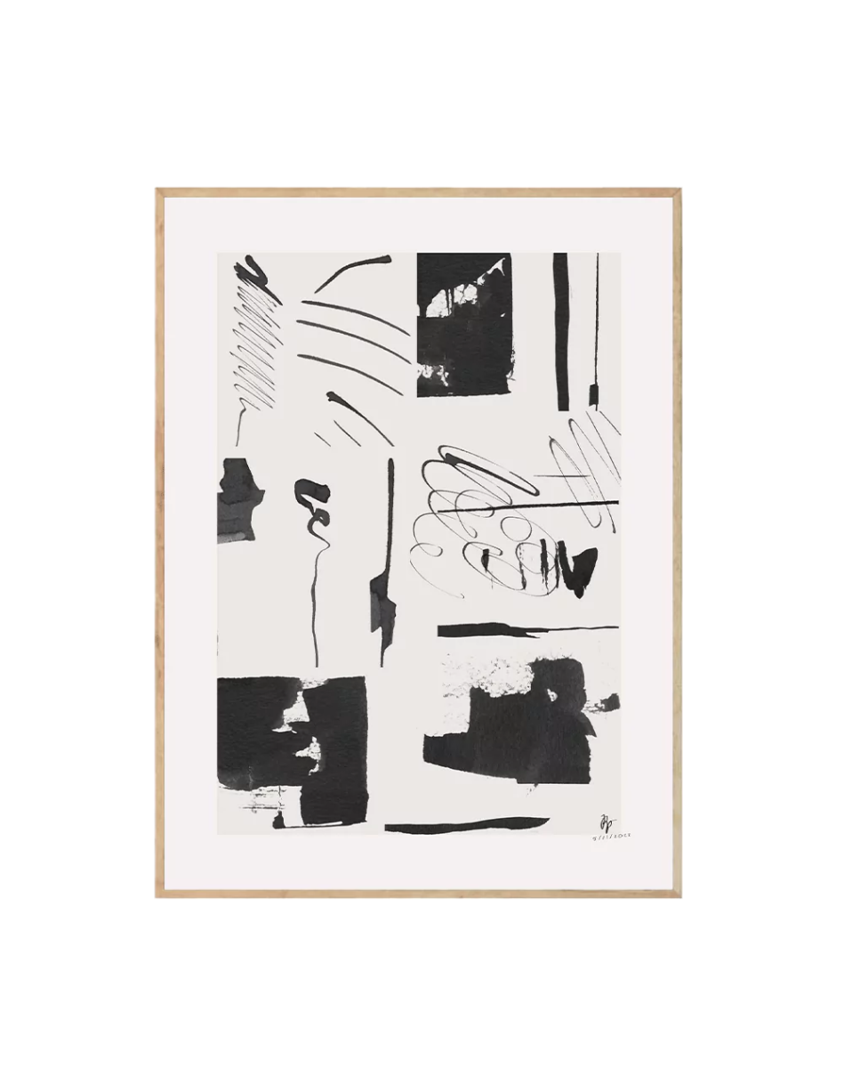 Abstract Ink 01 - Crafted Canvaas