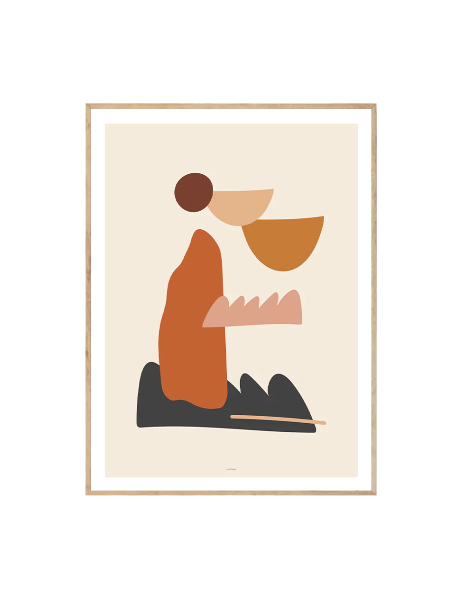 Abstract Organic Composition IX - Crafted Canvaas