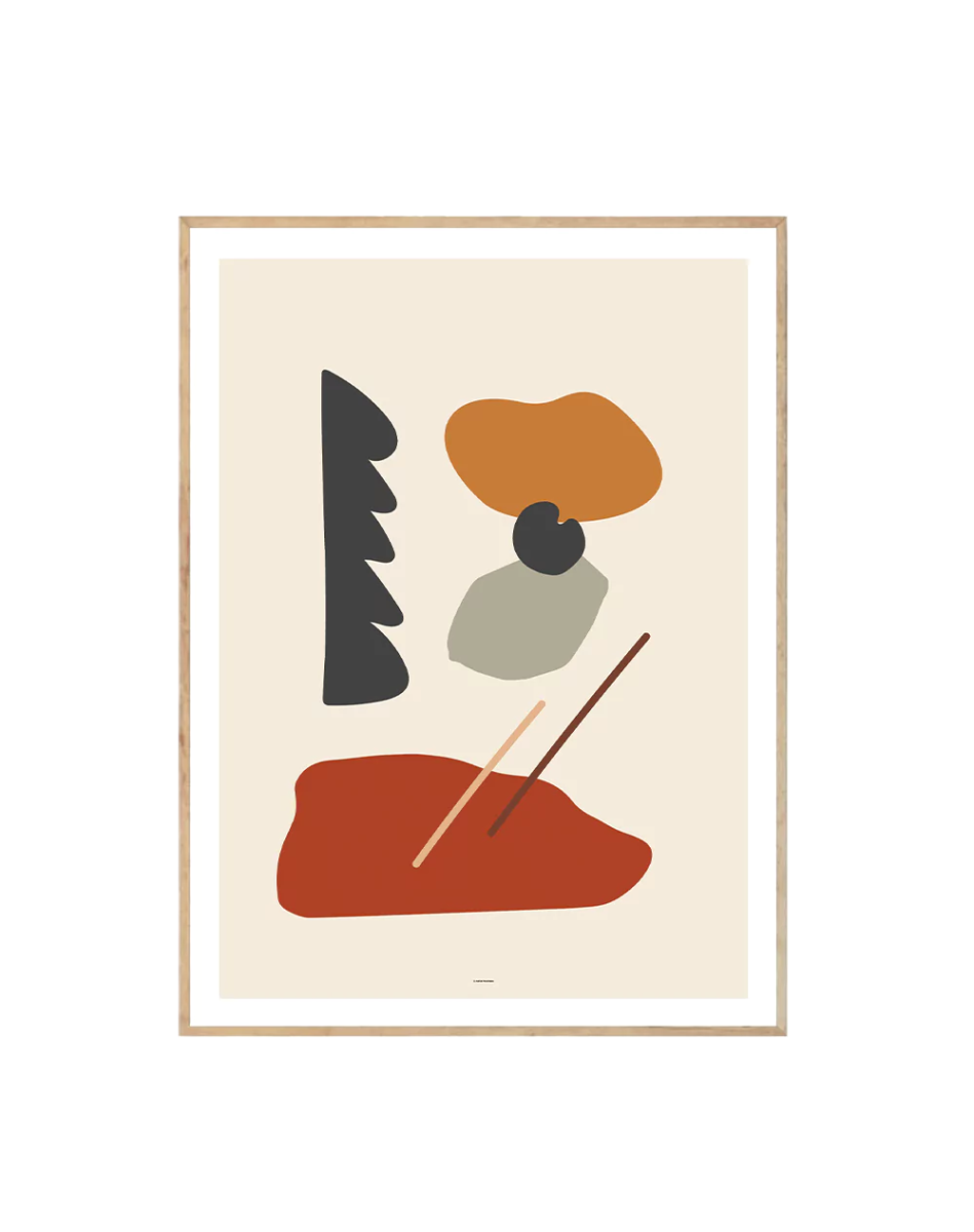 Abstract Organic Composition VIII - Crafted Canvaas