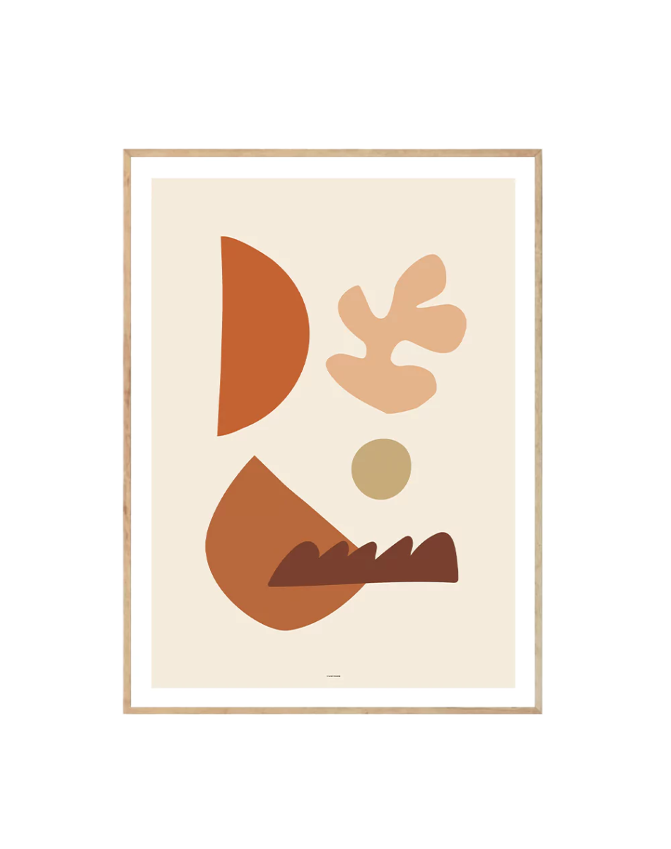 Abstract Organic Composition X - Crafted Canvaas