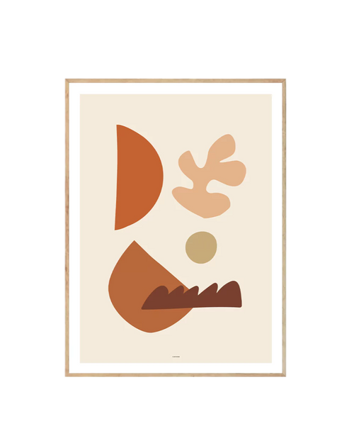 Abstract Organic Composition X - Crafted Canvaas