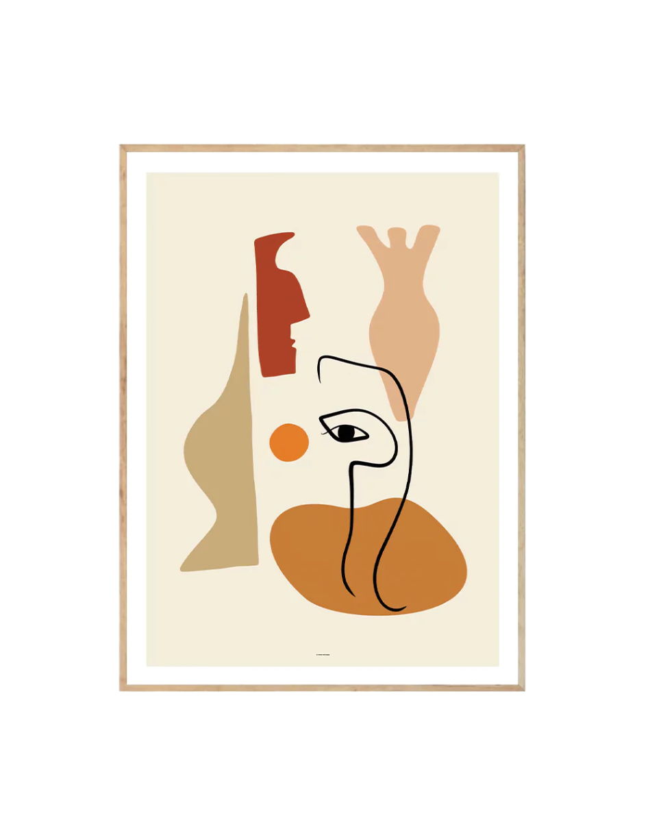 Abstract Organic Doodles I - Crafted Canvaas