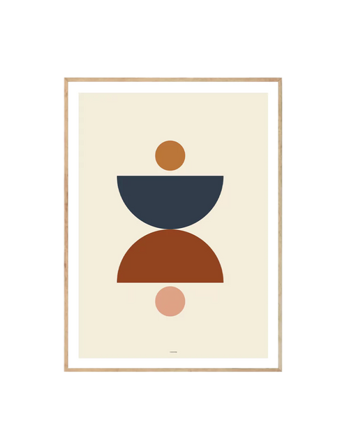 Abstract Shapes Vintage Tones 1 - Crafted Canvaas