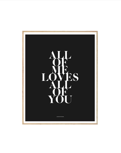 All Of Me (Noir) - Crafted Canvaas