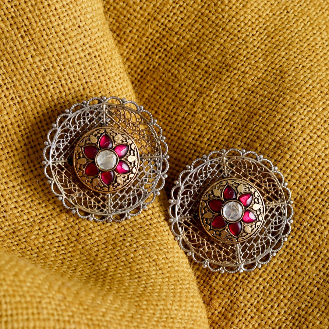 Anokhi - Filigree Kundan Studds - Crafted Canvaas