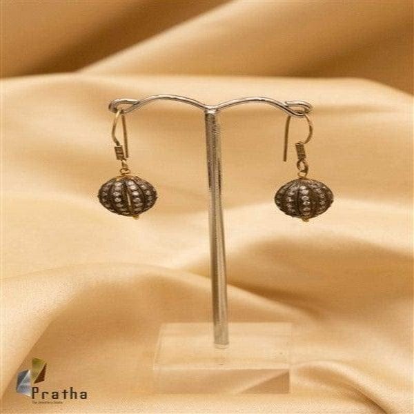 Antique Diamond Ball Earrings - Crafted Canvaas