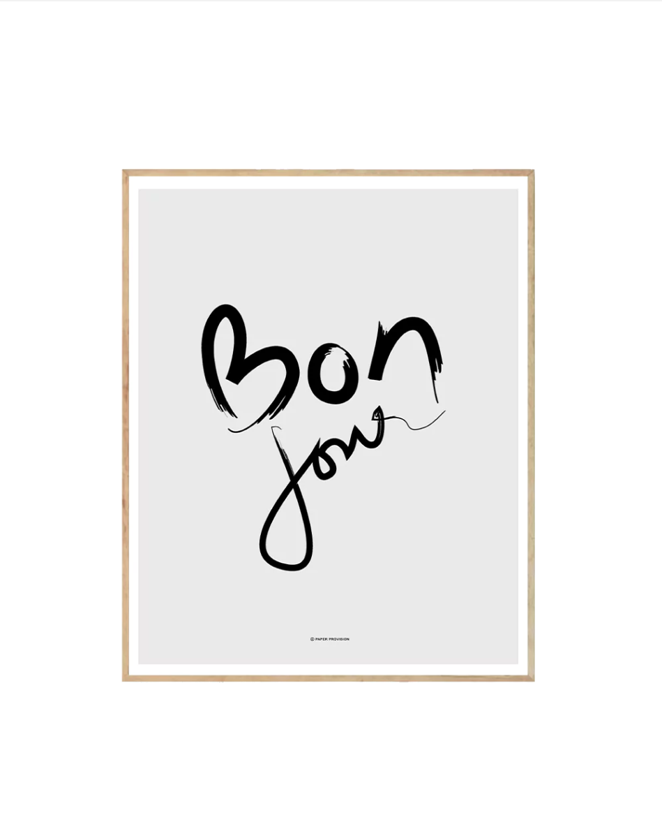 Bonjour - Crafted Canvaas