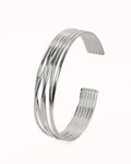 Brazalete Karol Plateado - Crafted Canvaas