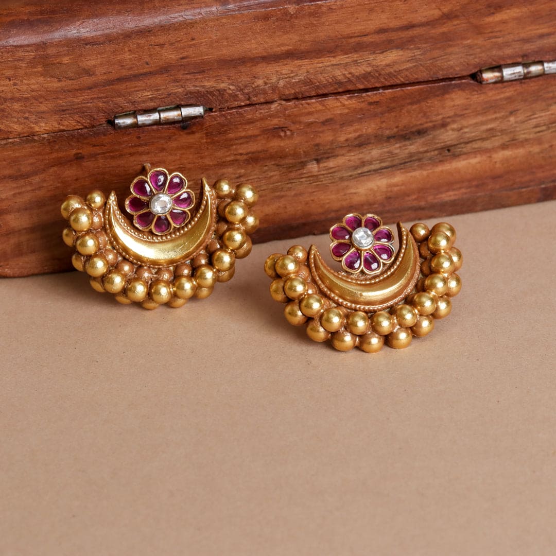 Chandraphool Earrings - Crafted Canvaas