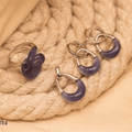 Classy Blue Pendant Set - Crafted Canvaas