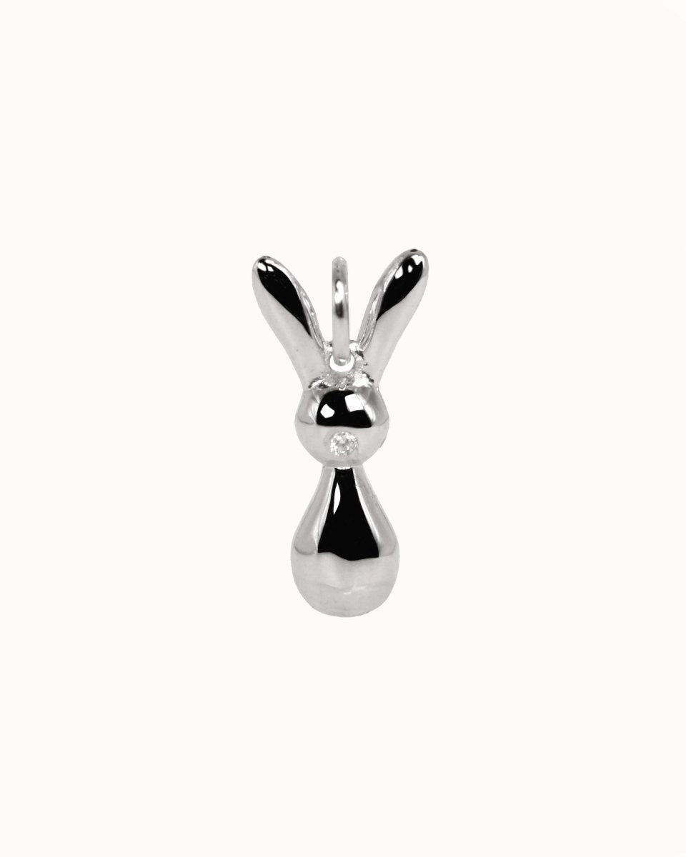 Colgante Conejo Plateado VESIICA - Crafted Canvaas