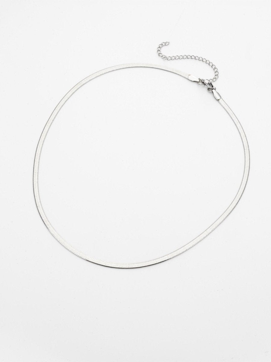 Collar Amelia Plateado - Crafted Canvaas