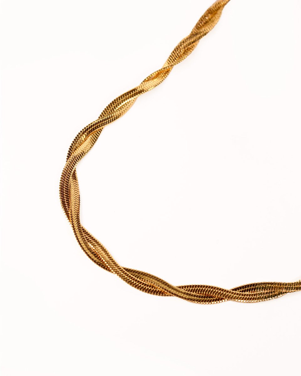 Collar Ava Dorada - Crafted Canvaas