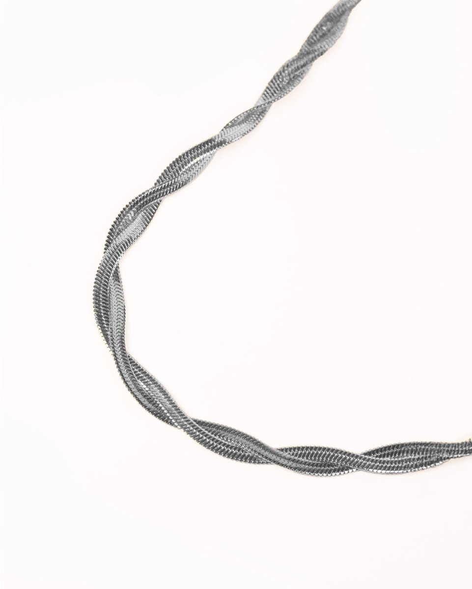 Collar Ava Plateado - Crafted Canvaas