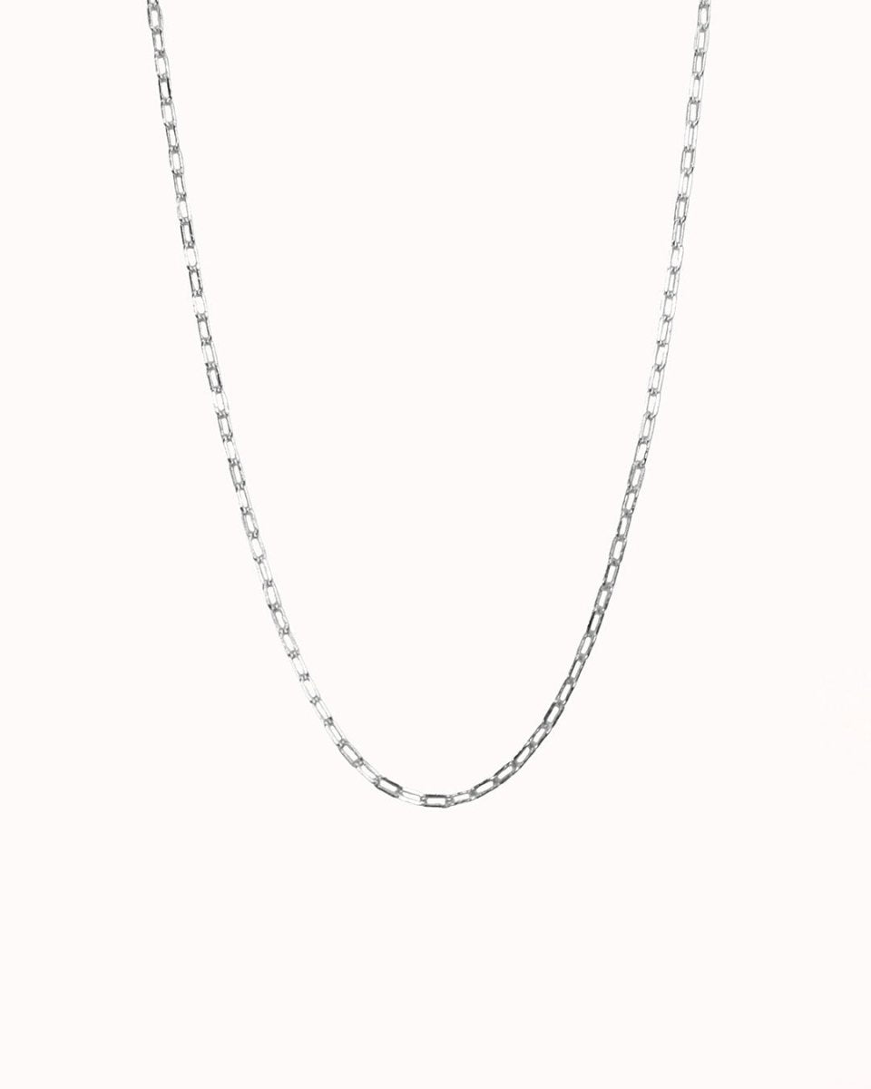 Collar Cadena Lisbeth Plateado - Crafted Canvaas