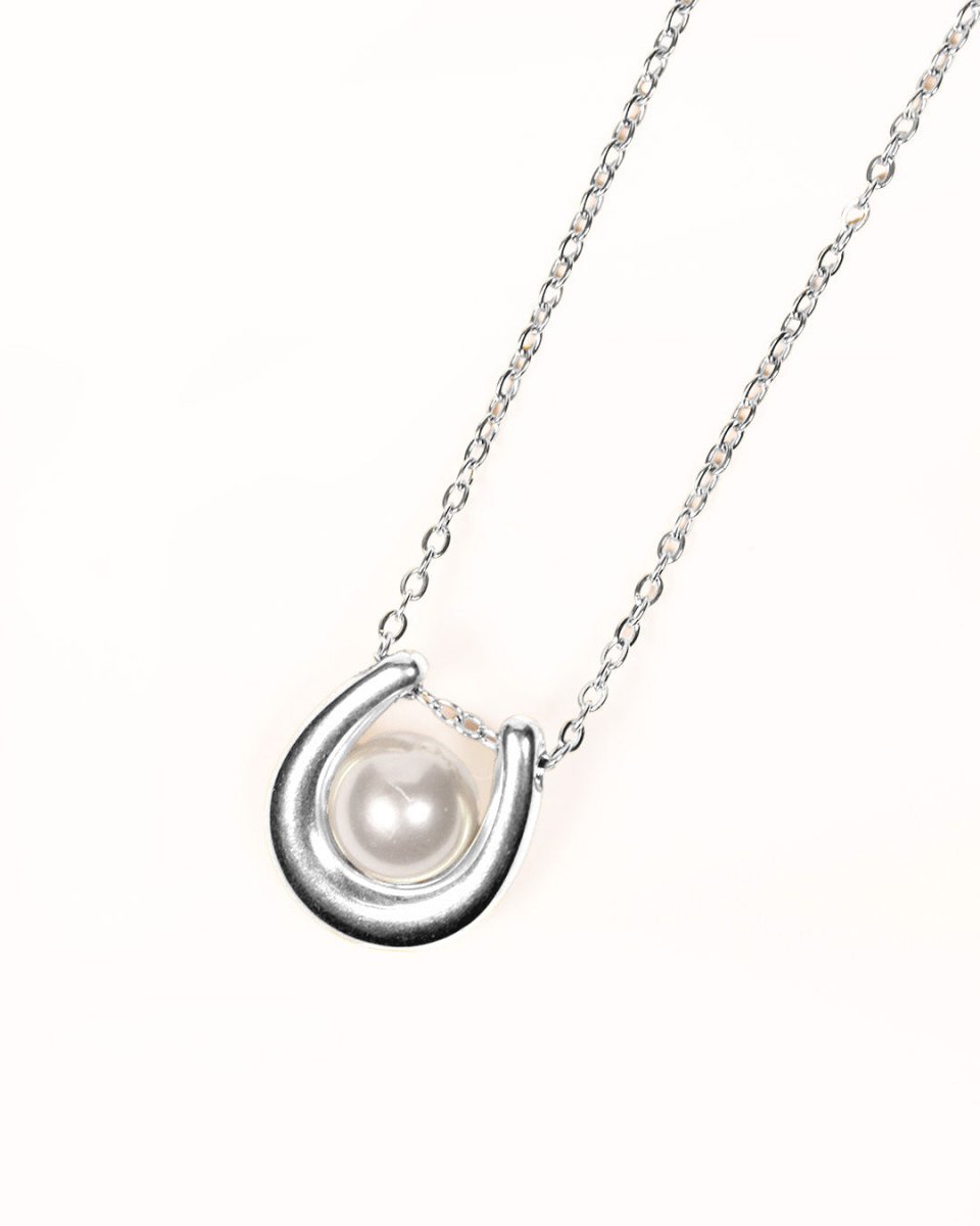 Collar Daisy Plateado - Crafted Canvaas