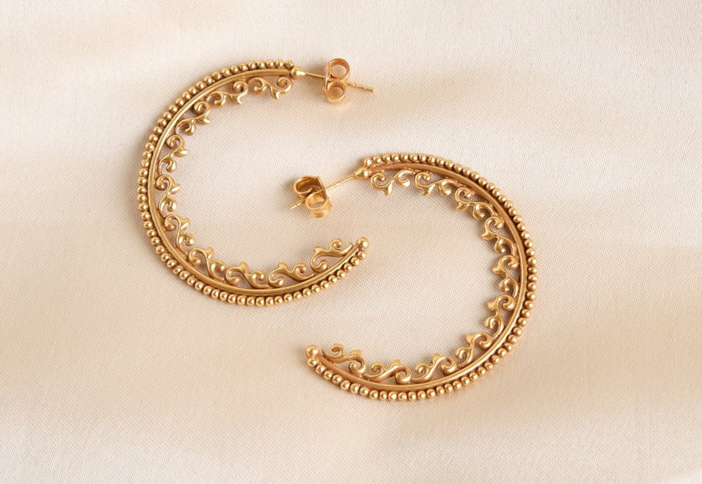 Crescent Earrings - Crafted Canvaas