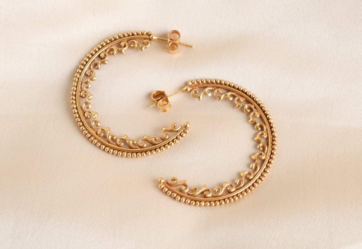 Crescent Earrings - Crafted Canvaas