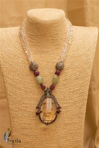 Crystal - Victorian Neckpiece - Crafted Canvaas