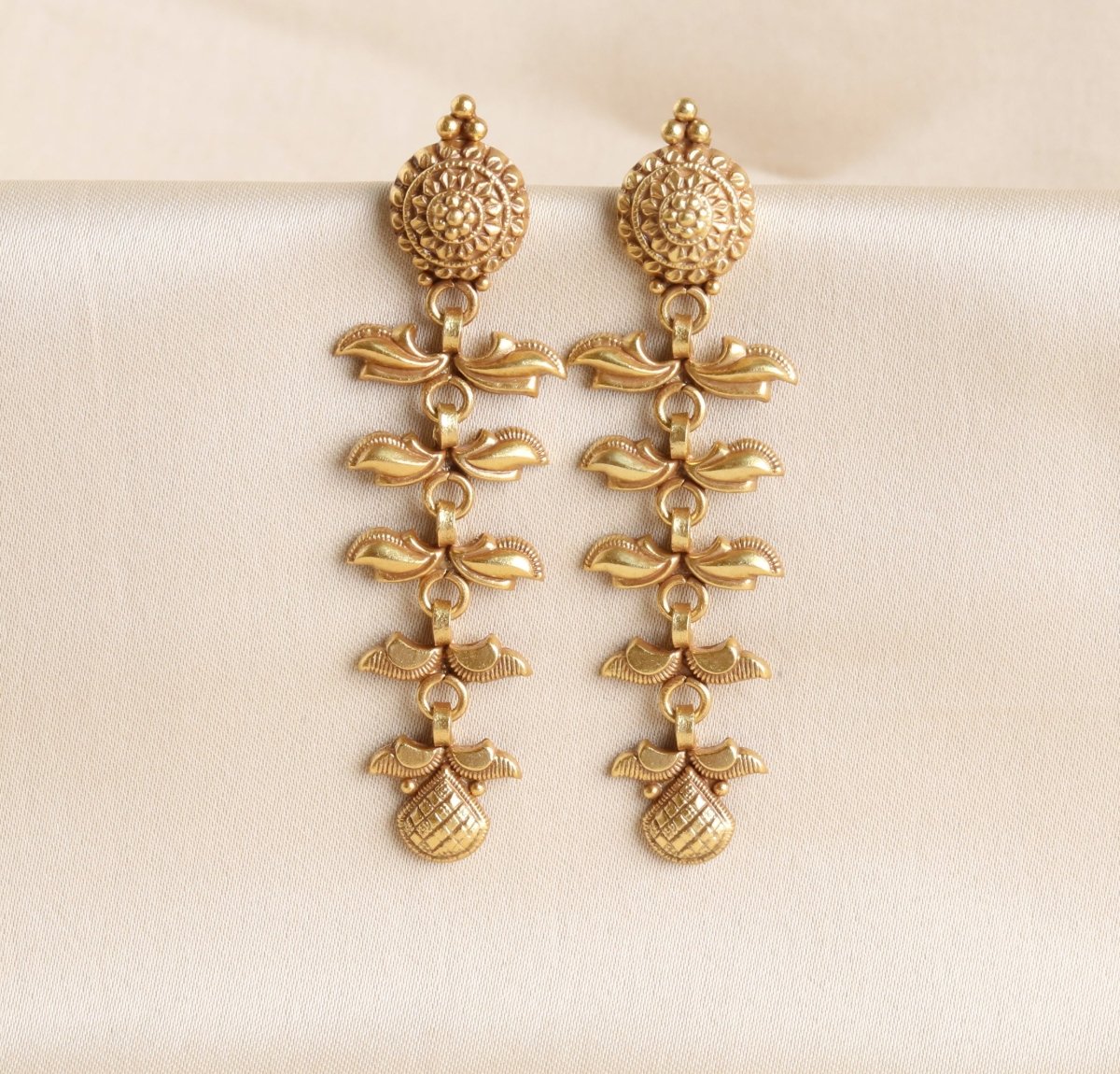 Dainty Gold Plated Earrings - Crafted Canvaas
