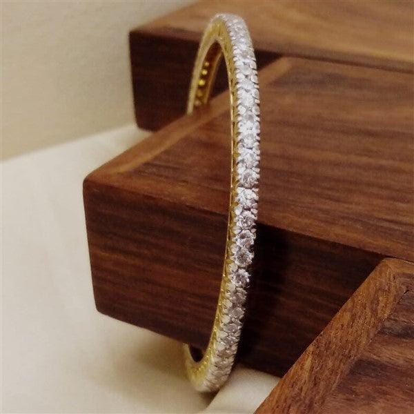 Diamond Bangle - Crafted Canvaas