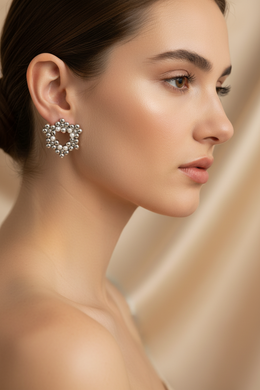 Exquisite Pearl Earrings | Crafted Canvaas