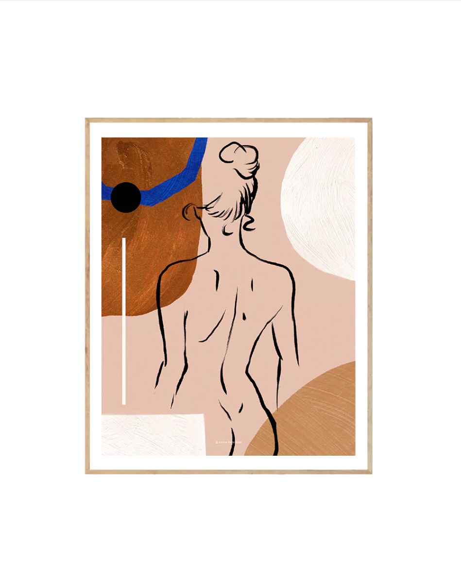 Female Back I - Crafted Canvaas