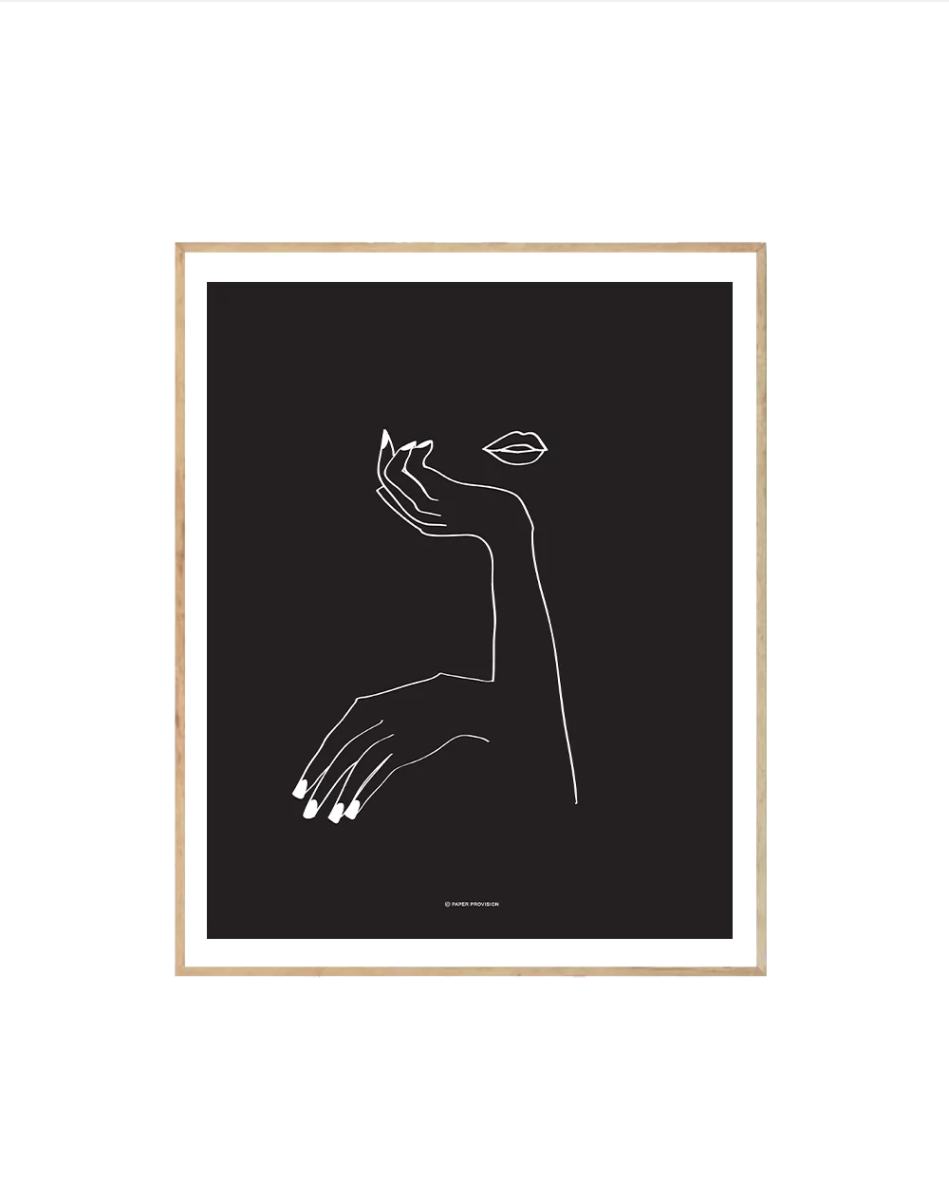 Femme (Noir) - Crafted Canvaas