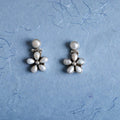 Floral Pearl Earrings - Crafted Canvaas