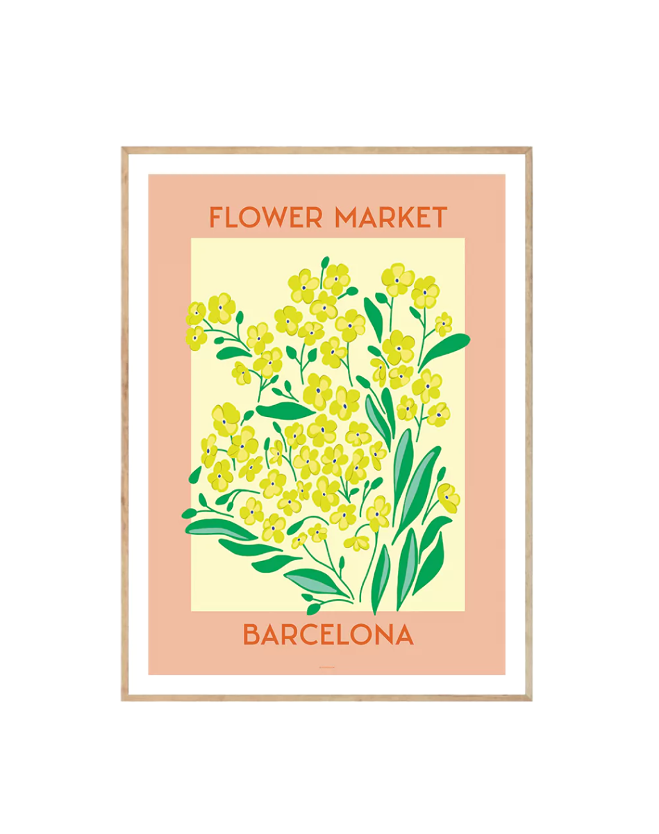 Flower Market Barcelona - Crafted Canvaas