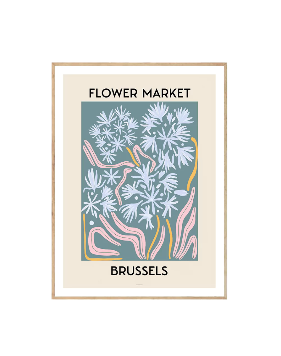 Flower Market Brussels - Crafted Canvaas