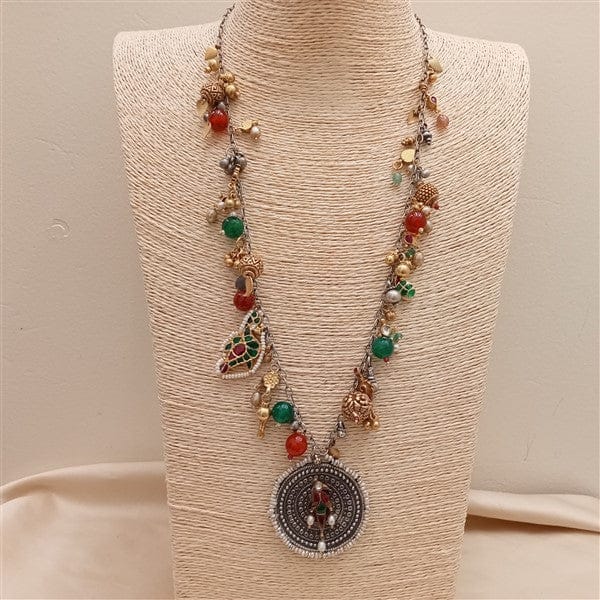 Fusion Dual tone Neckpiece - Crafted Canvaas