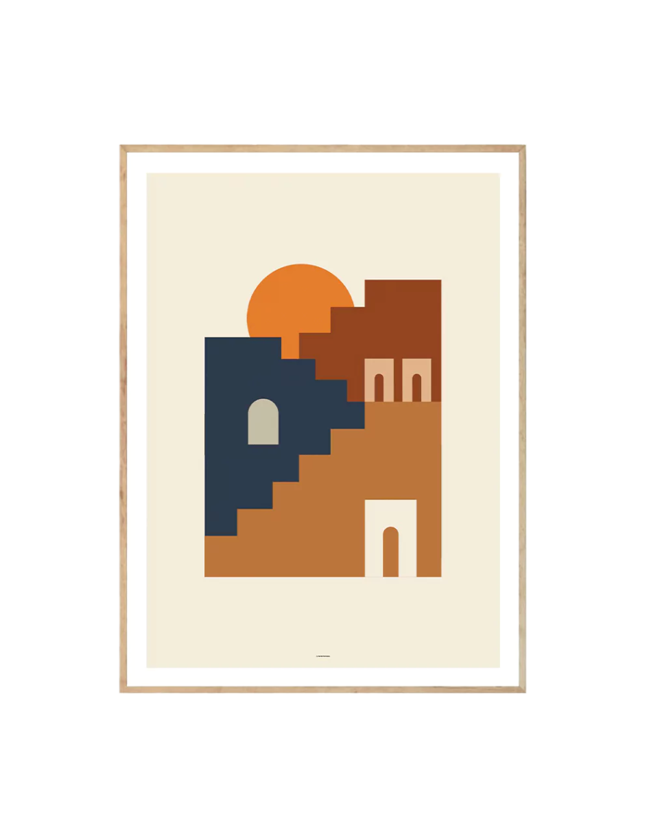 Geometric Landscape - Crafted Canvaas