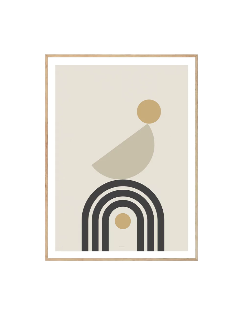 Geometric Rainbow II - Crafted Canvaas