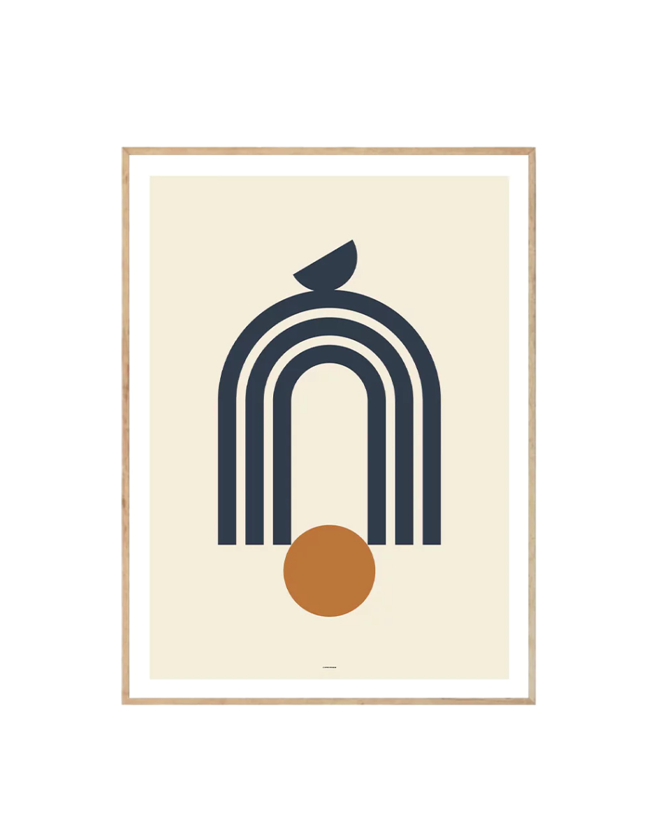 Geometric Rainbow III - Crafted Canvaas