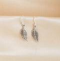 Leaf Hook Earrings - Crafted Canvaas