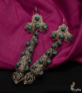 Long Silver Earrings - Crafted Canvaas