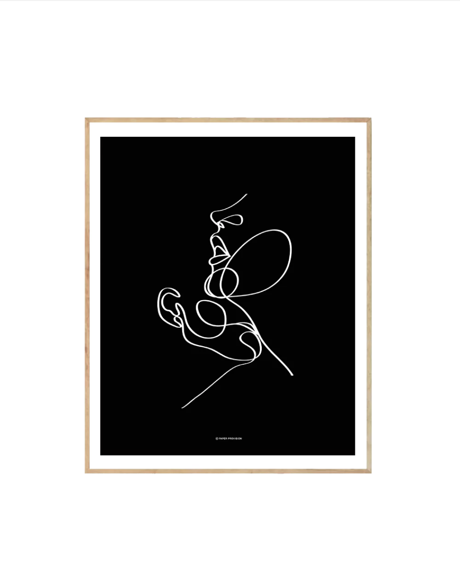 Lovers (Noir) - Crafted Canvaas